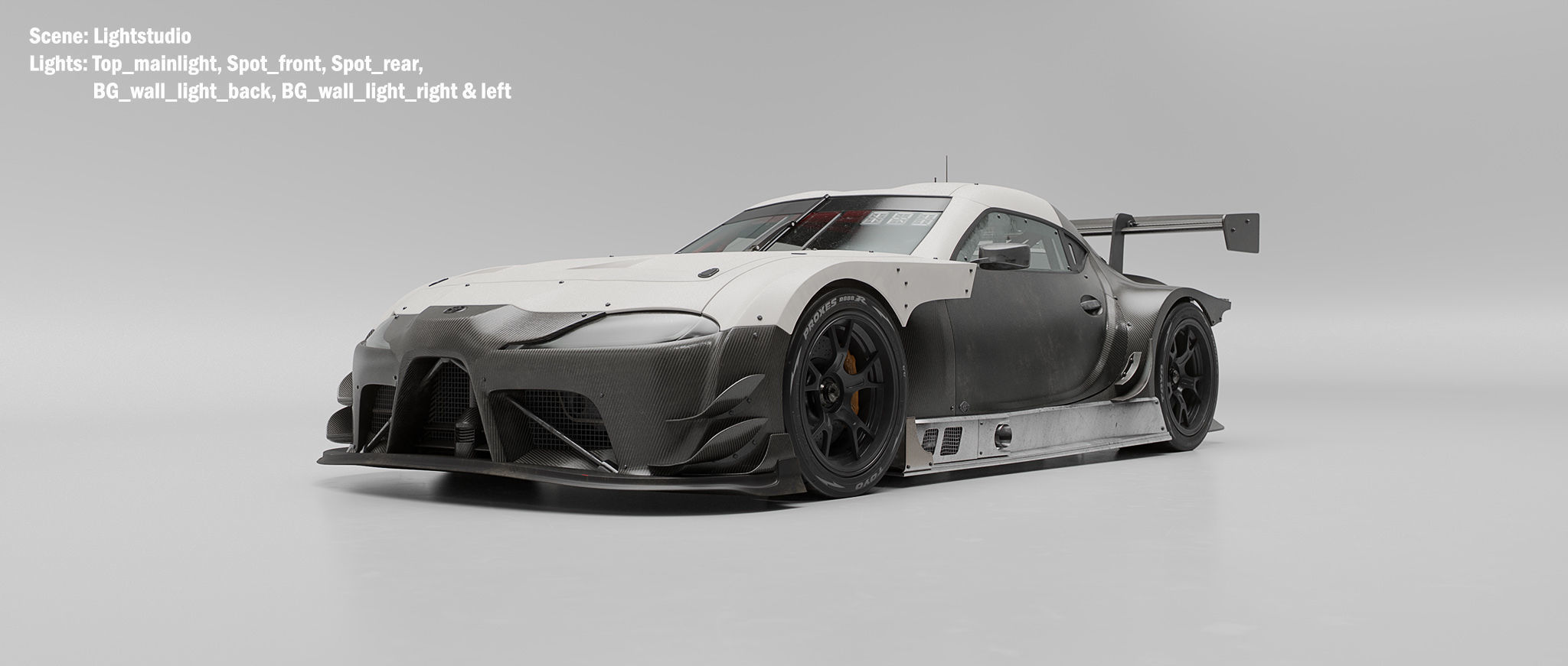 Automotive studio rendering setups 3D model_5