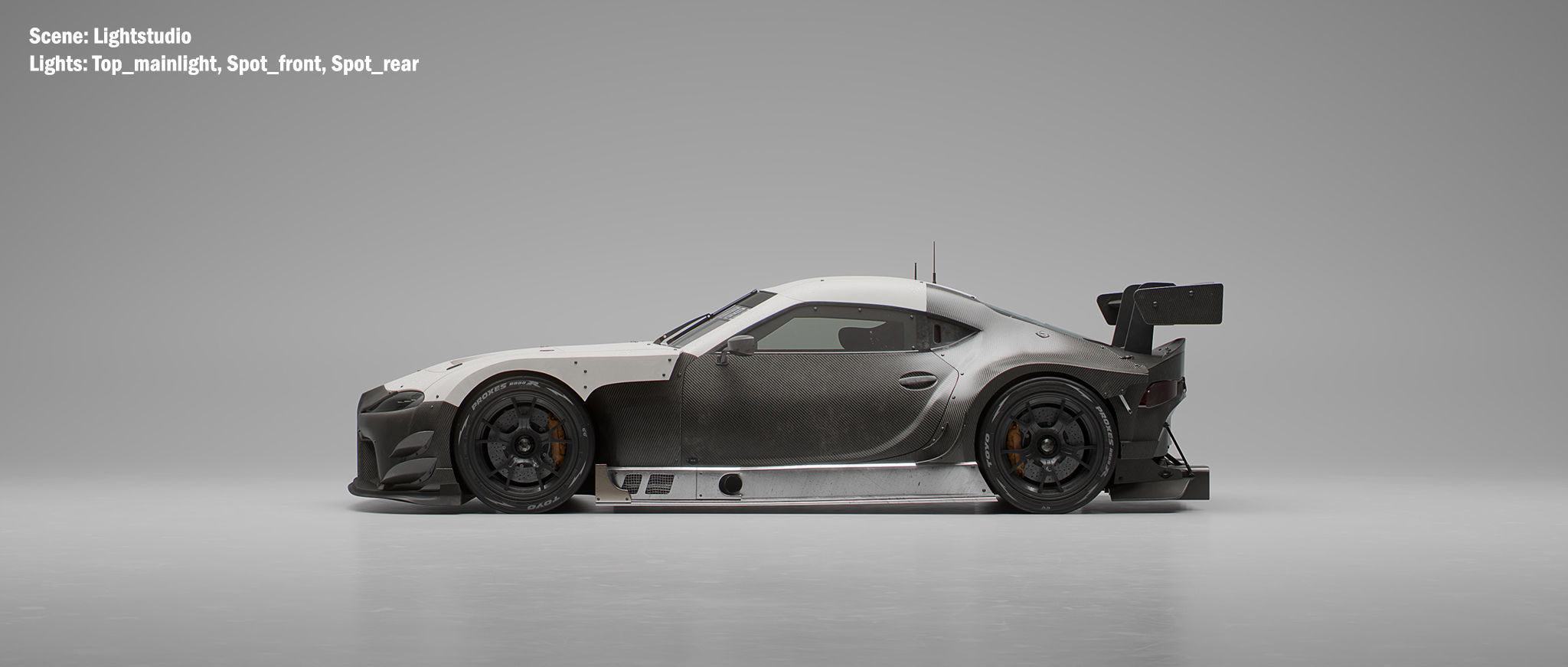 Automotive studio rendering setups 3D model_7