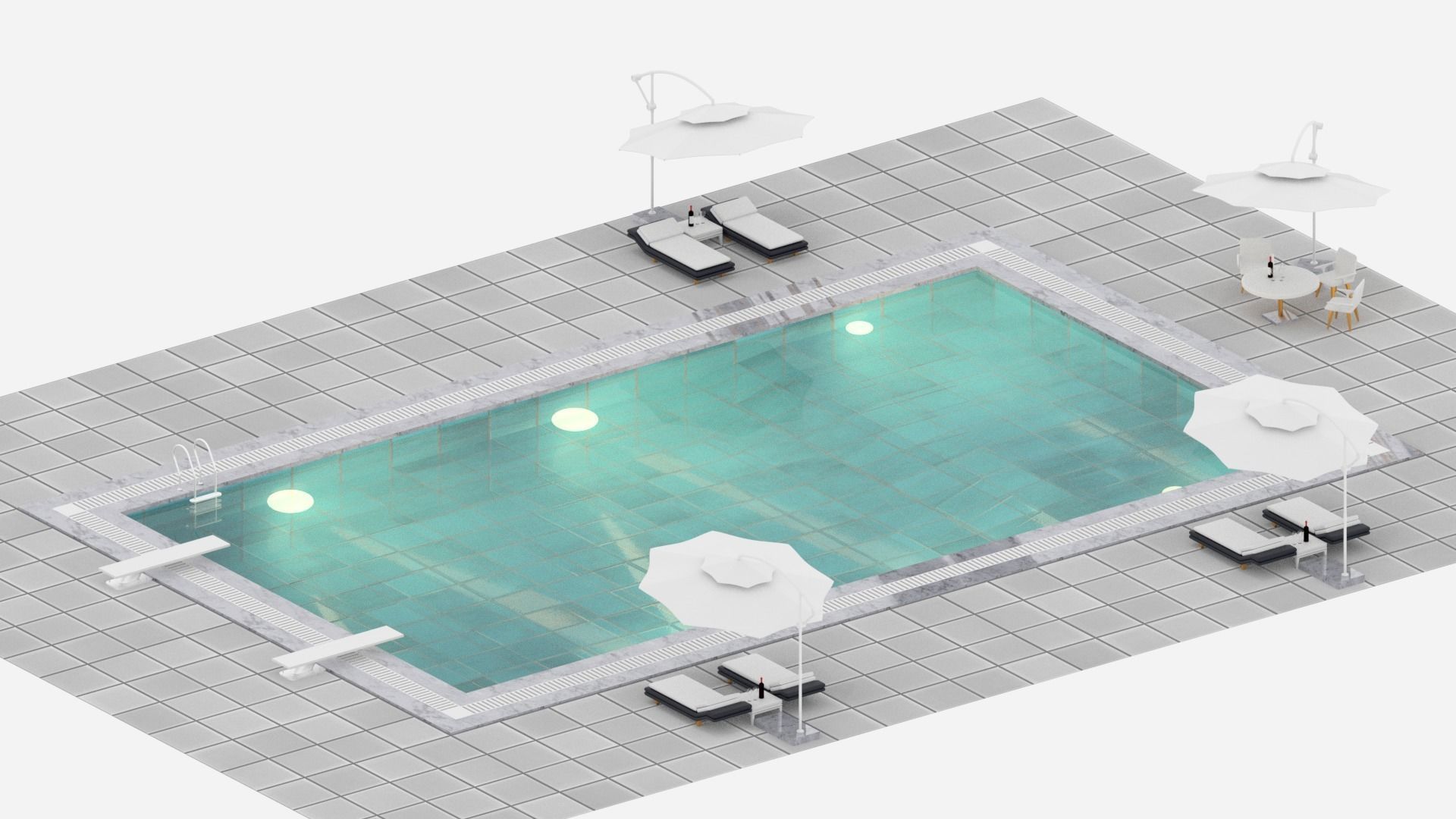 Swimming Pool 1 3D model_3