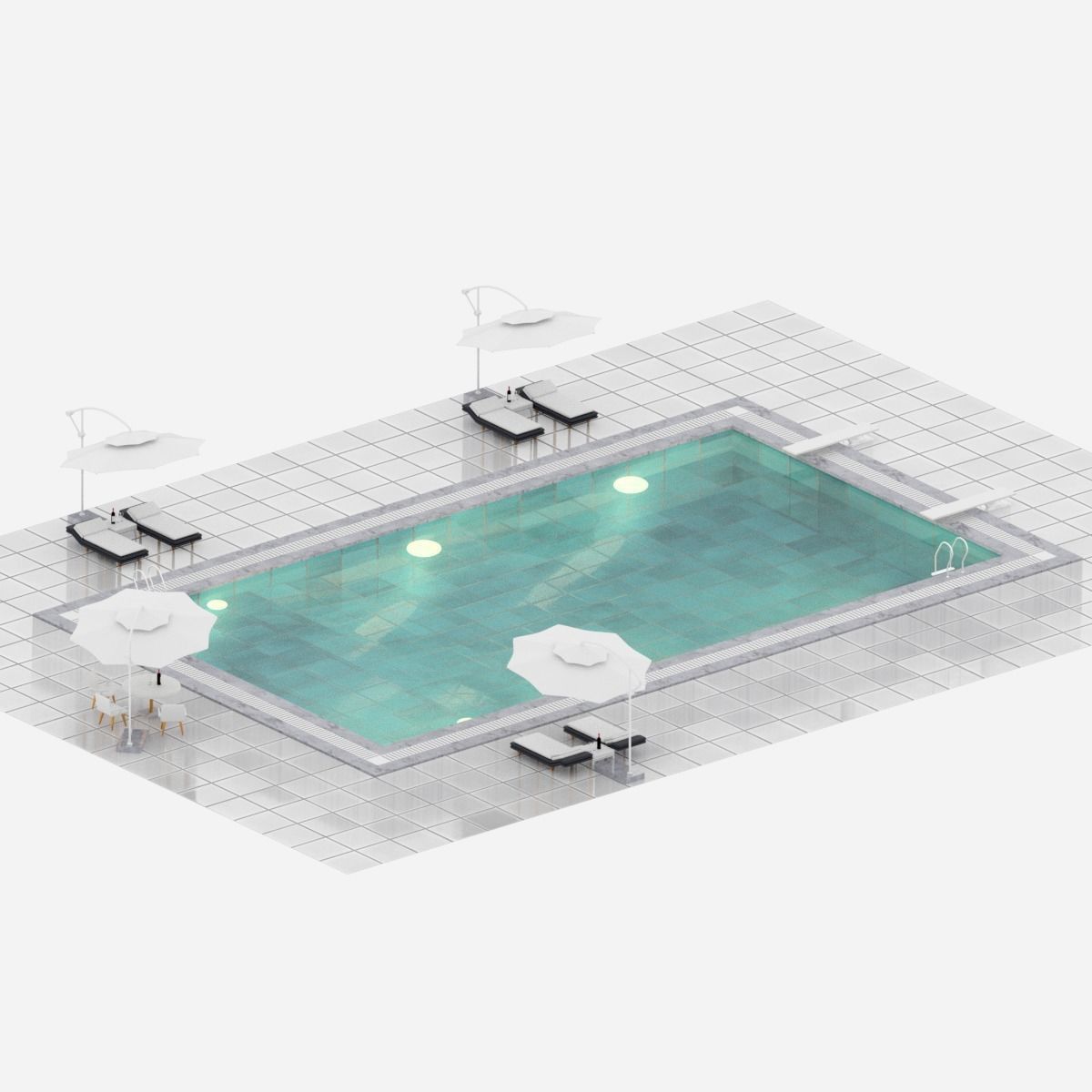 Swimming Pool 1 3D model_7