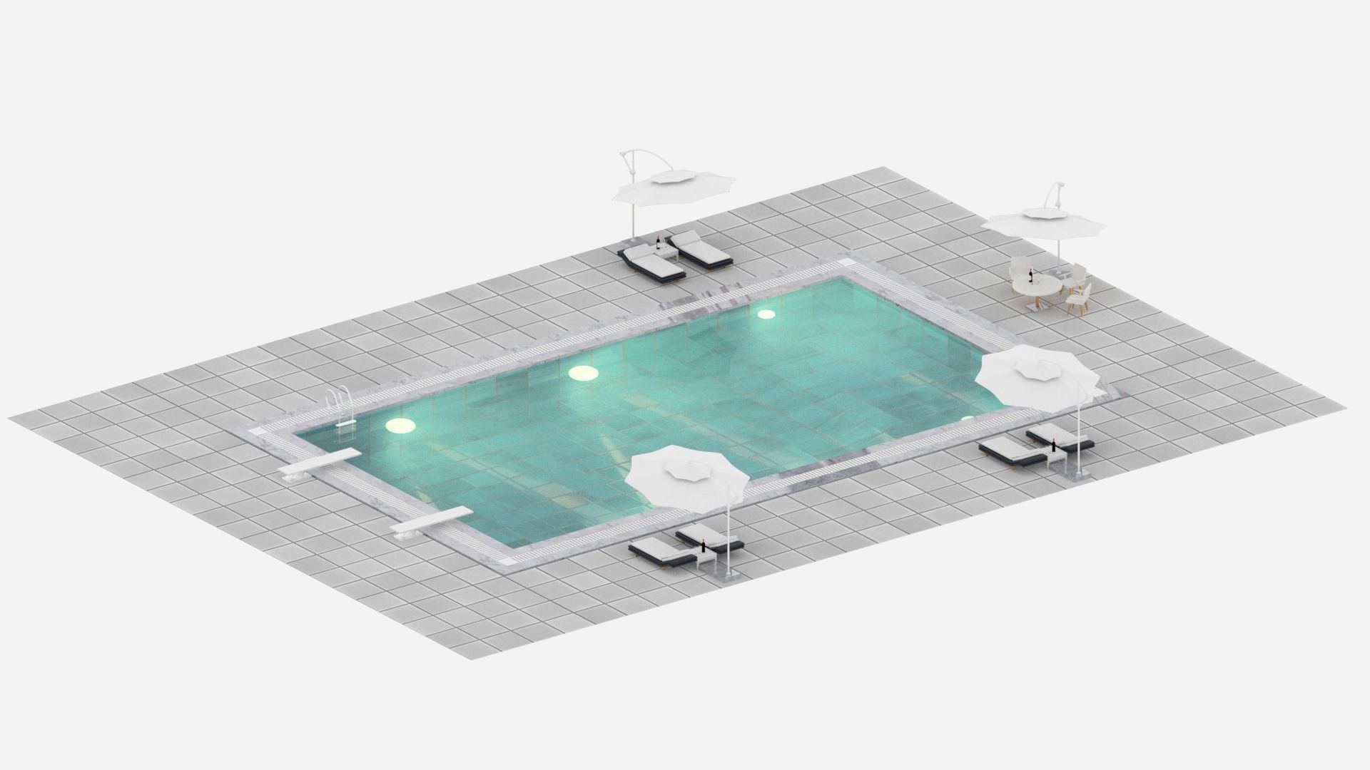 Swimming Pool 1 3D model_6