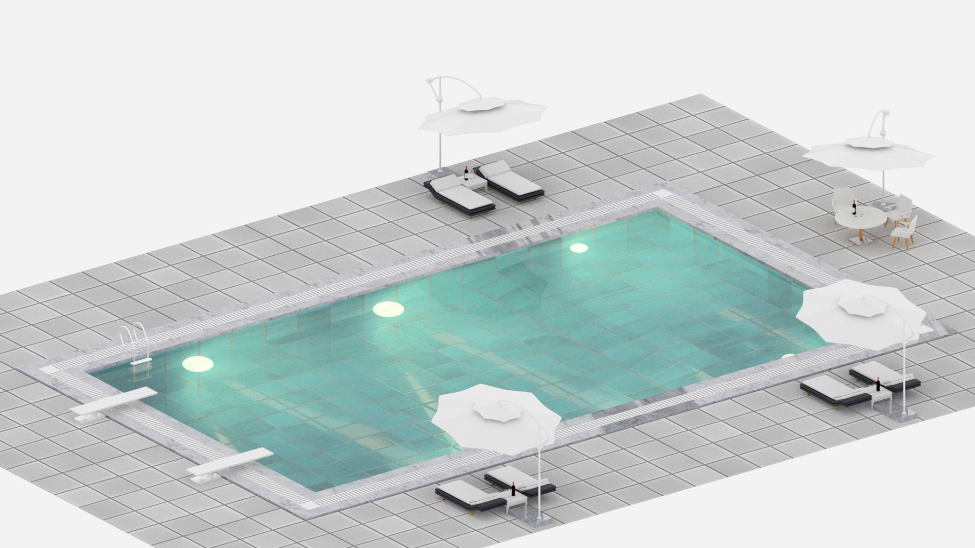 Swimming Pool 1 3D model_5