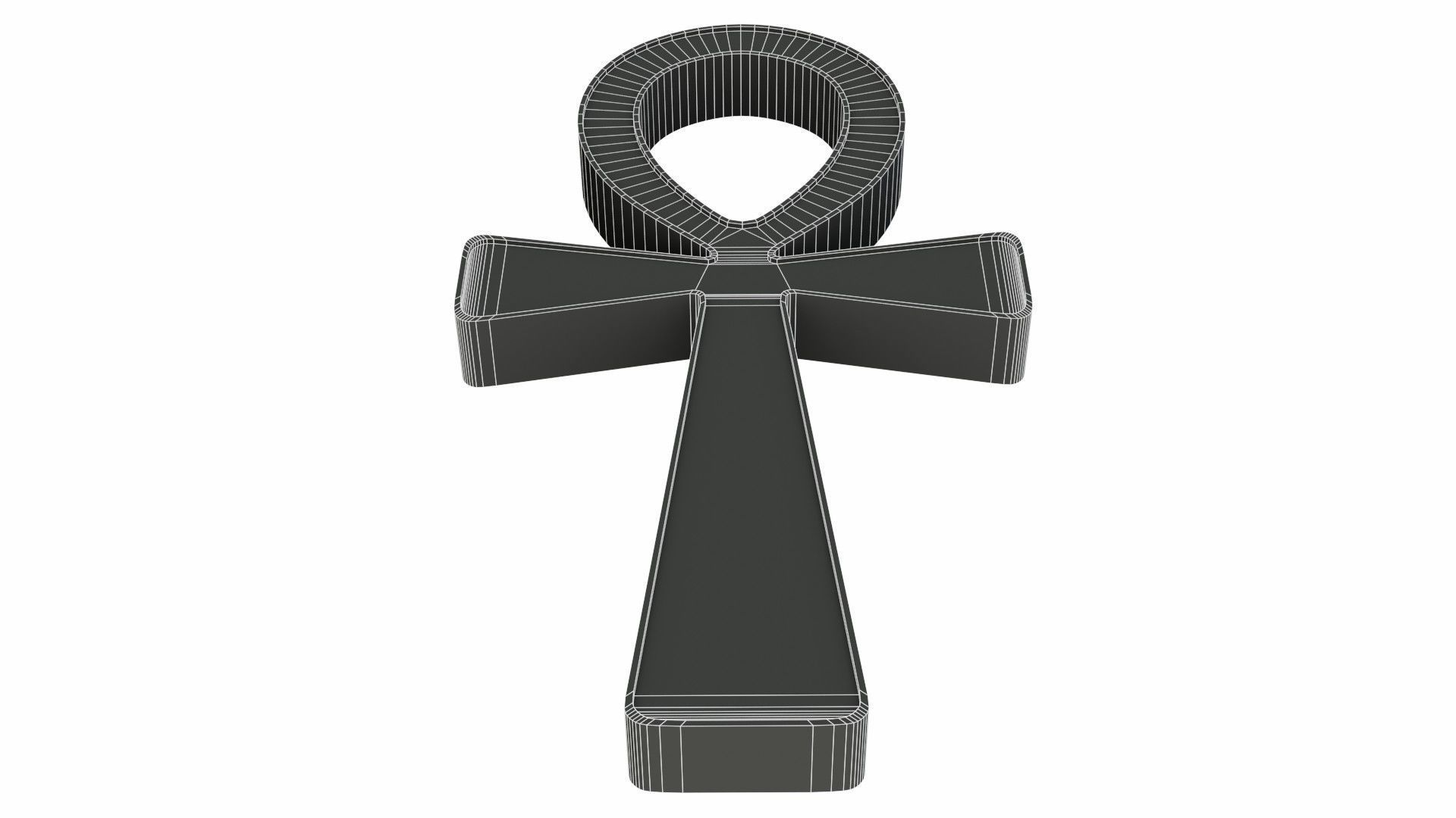 The ankh - egyptian cross 3D model_15