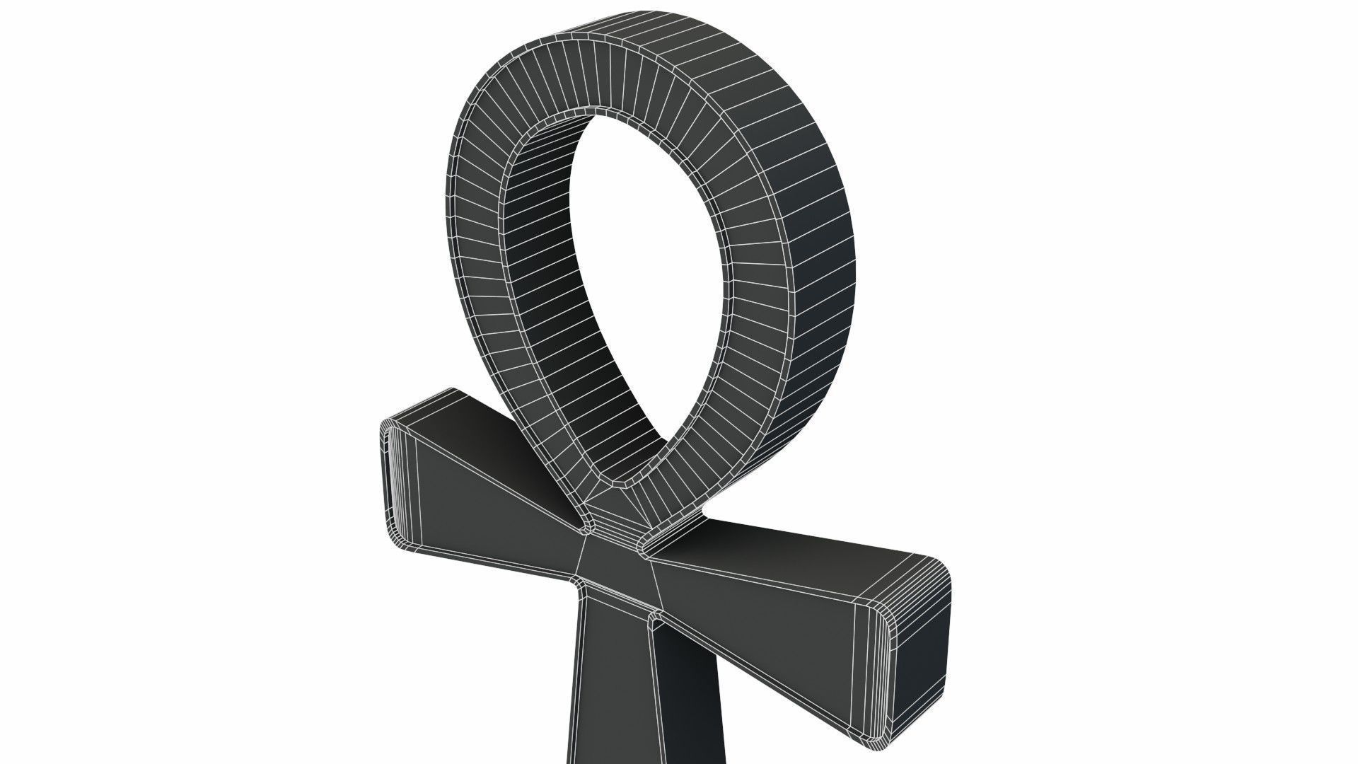 The ankh - egyptian cross 3D model_12