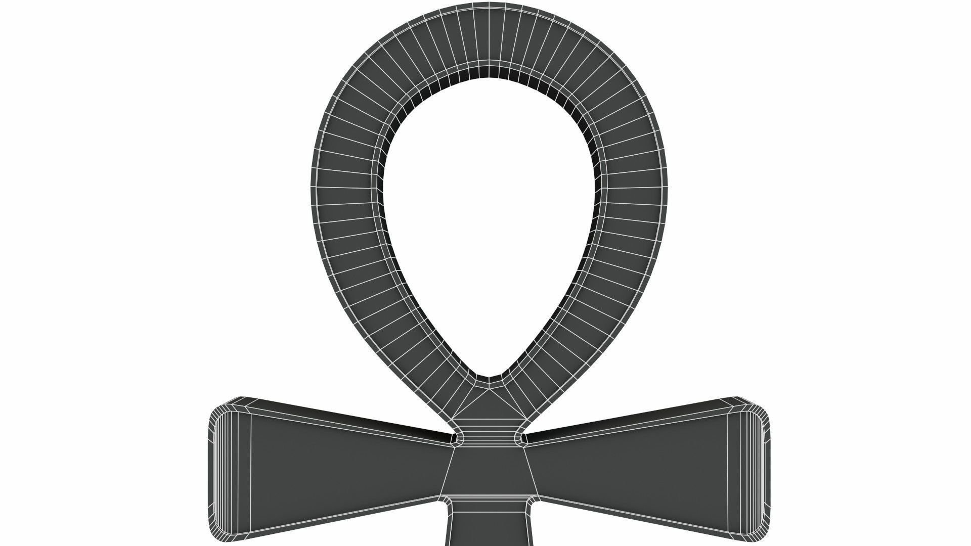 The ankh - egyptian cross 3D model_11