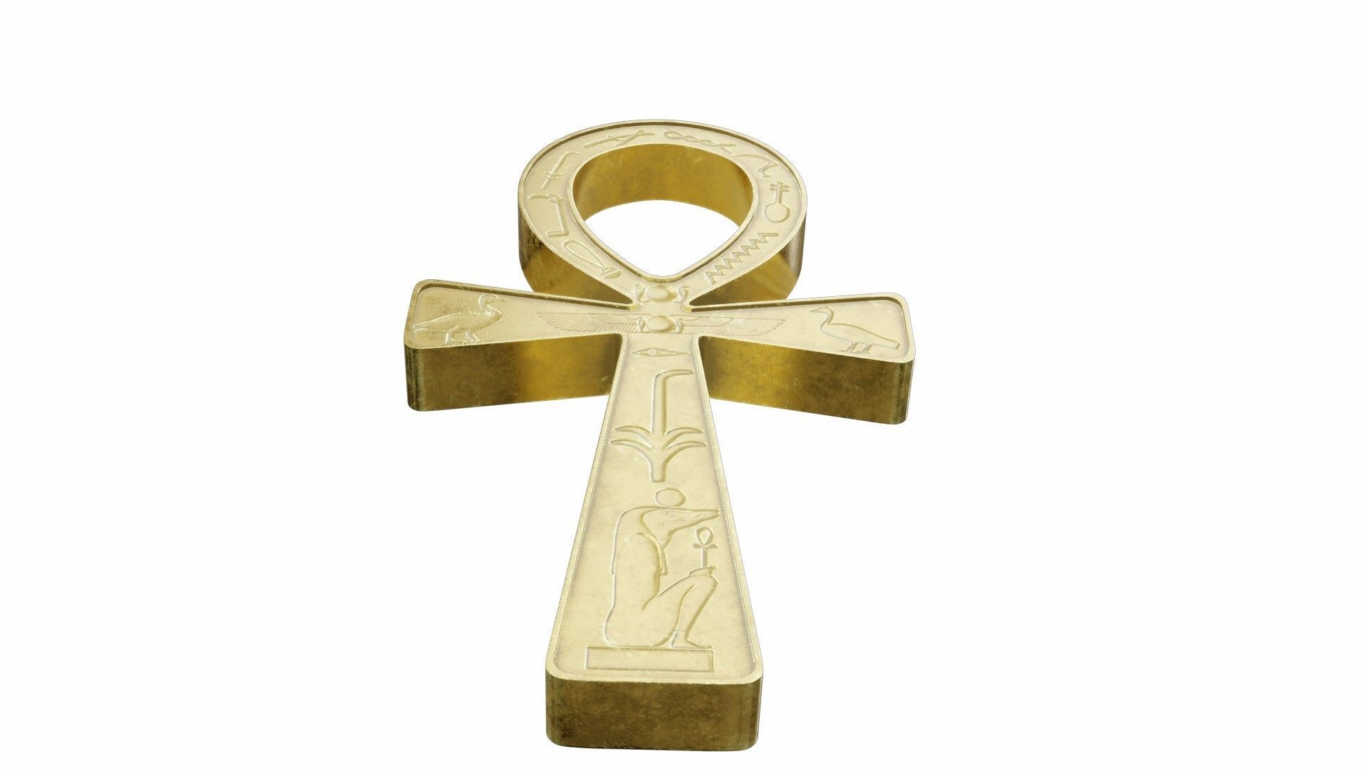 The ankh - egyptian cross 3D model_7
