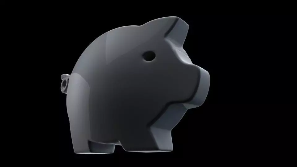 Piggy Bank Free 3D model