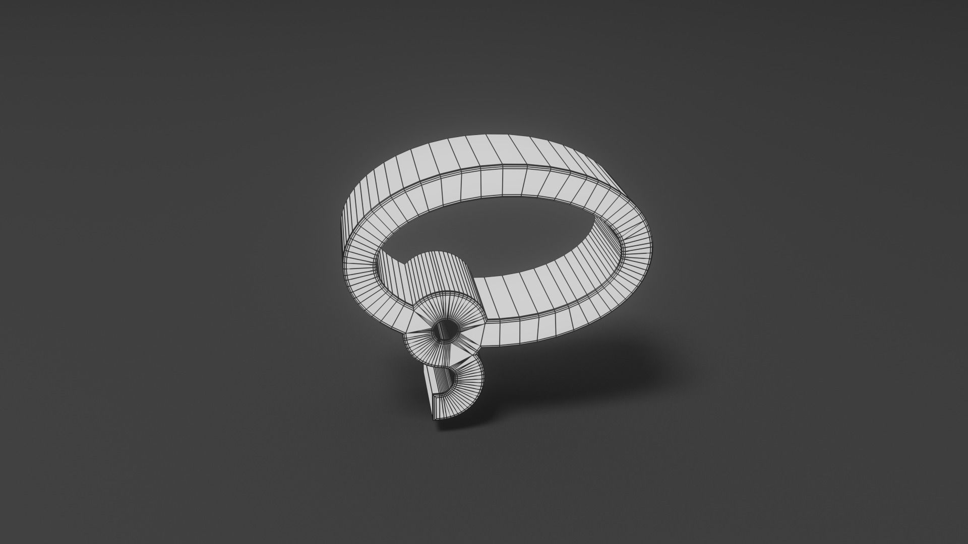 Lassoo Tool Low-poly 3D model_1