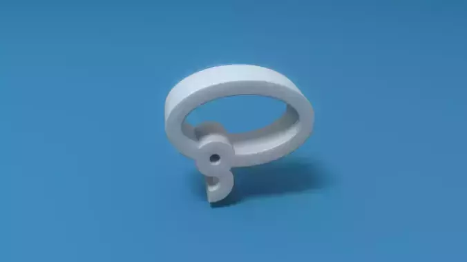 Lassoo Tool Low-poly 3D model