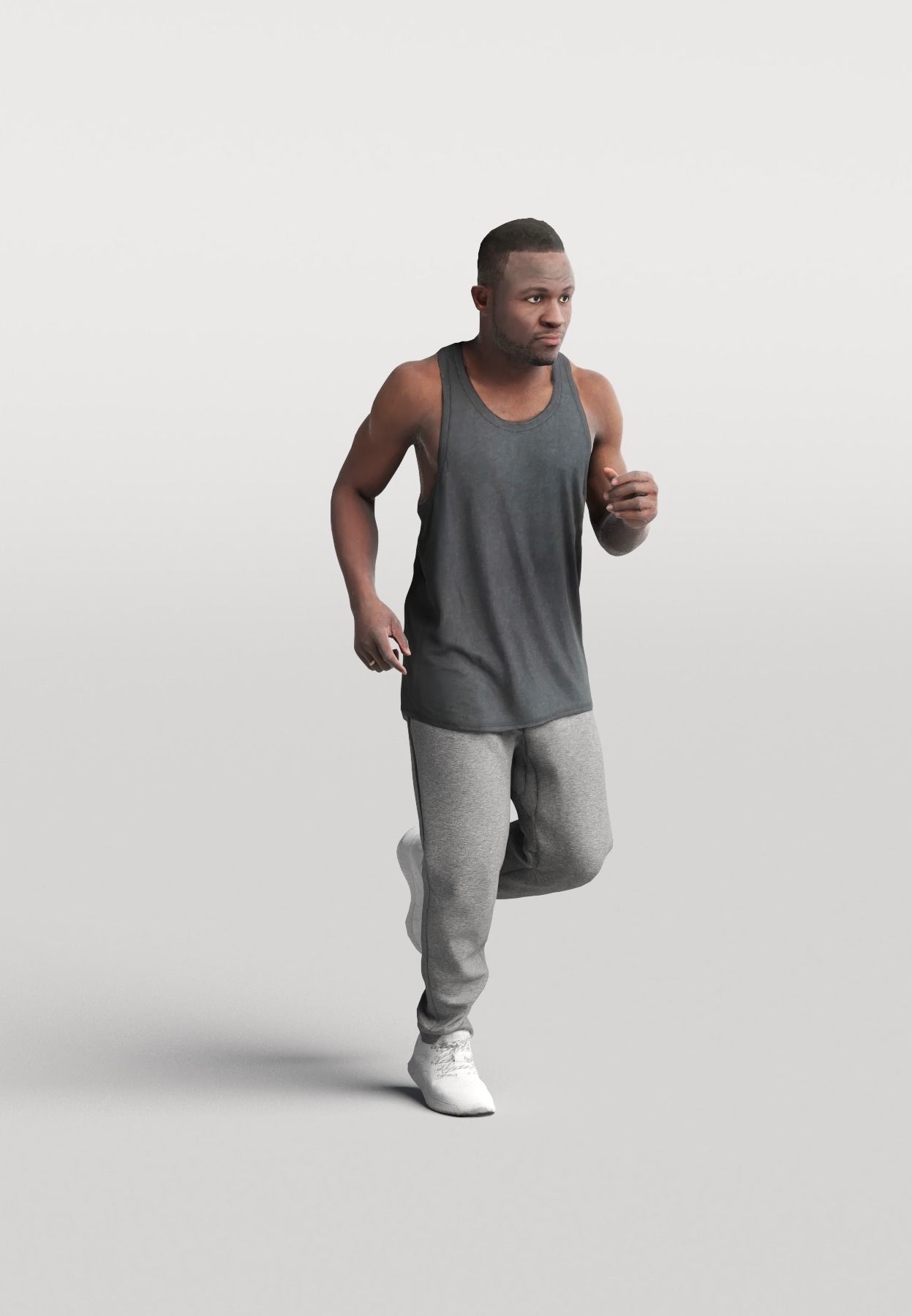 Humano 20-Collection 08 SPORT - JOGGING - SKATE - 20x 3D models  3D model_1