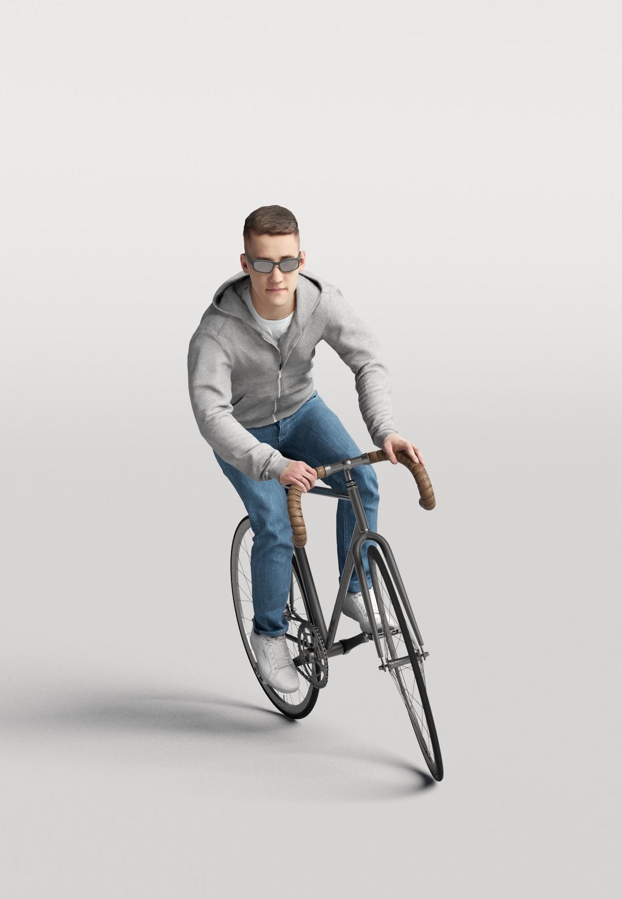 Humano 20-Collection 08 SPORT - JOGGING - SKATE - 20x 3D models  3D model_16