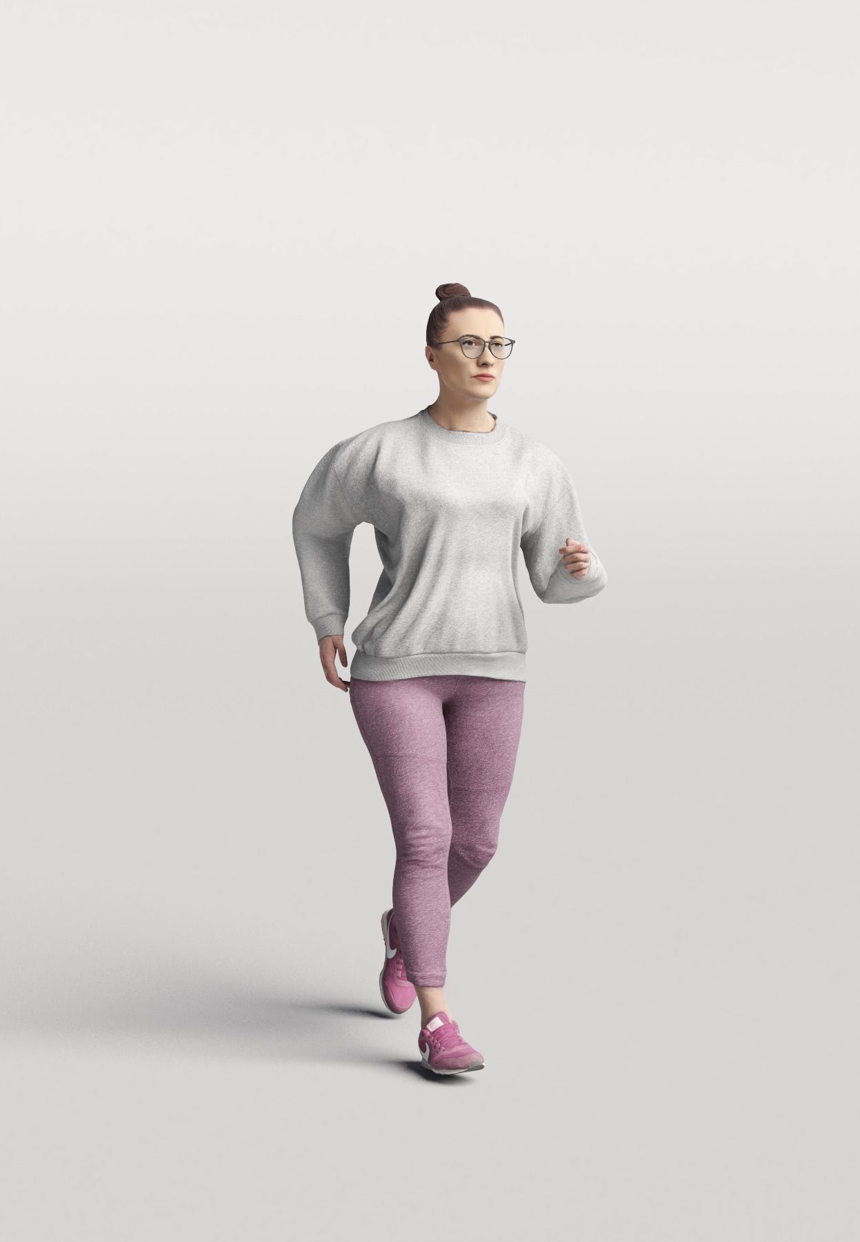 Humano 20-Collection 08 SPORT - JOGGING - SKATE - 20x 3D models  3D model_6