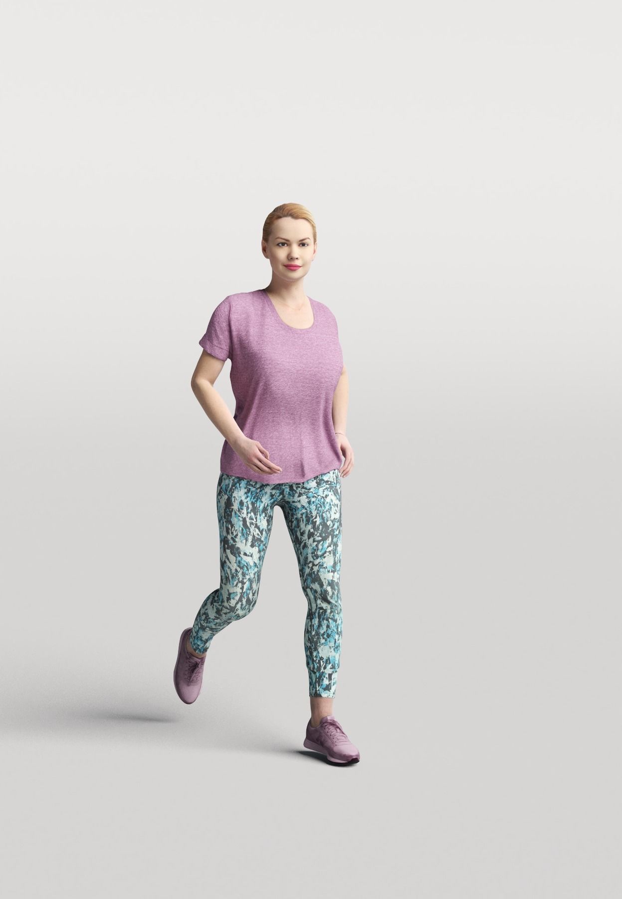 Humano 20-Collection 08 SPORT - JOGGING - SKATE - 20x 3D models  3D model_8