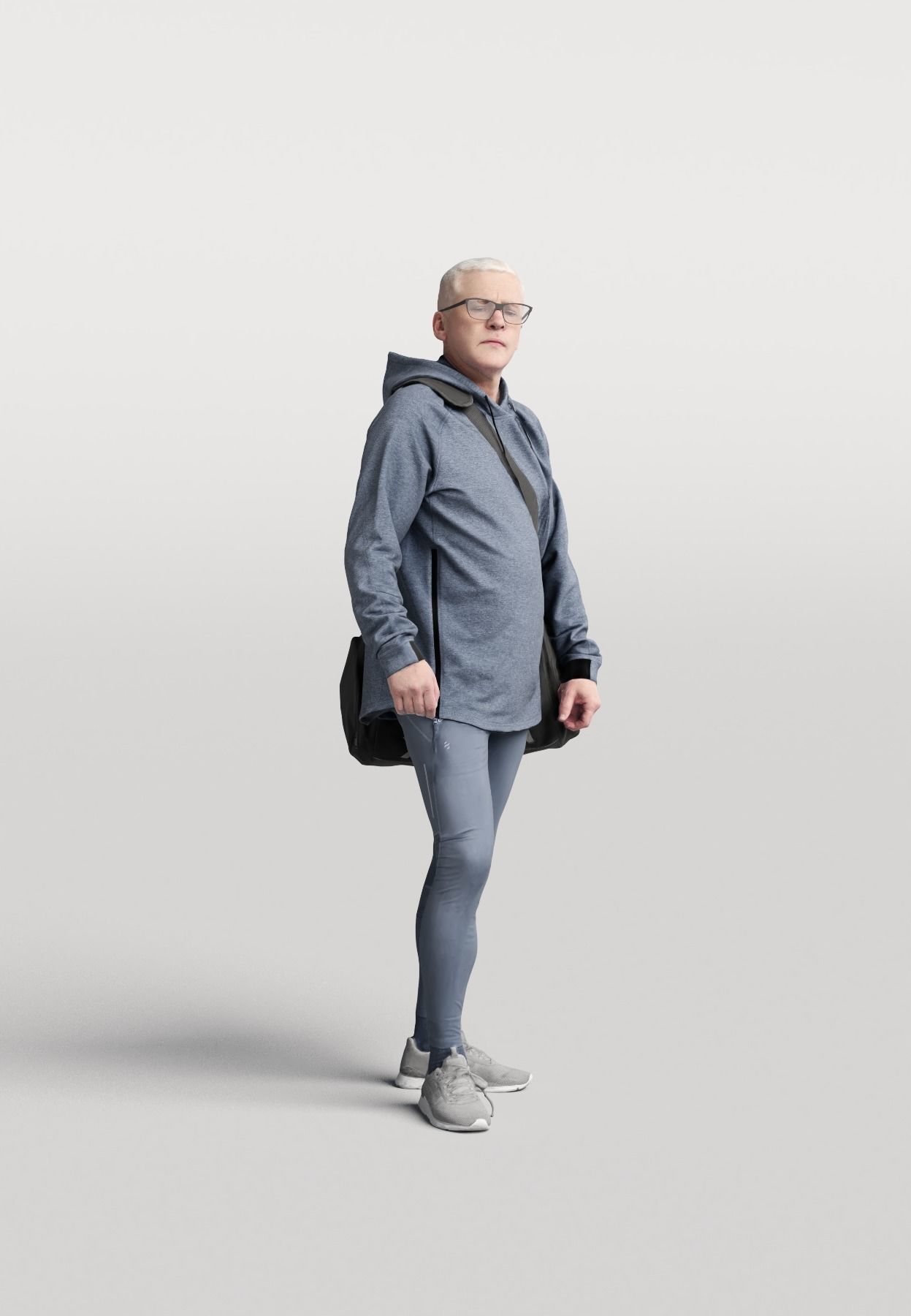 Humano 20-Collection 08 SPORT - JOGGING - SKATE - 20x 3D models  3D model_10