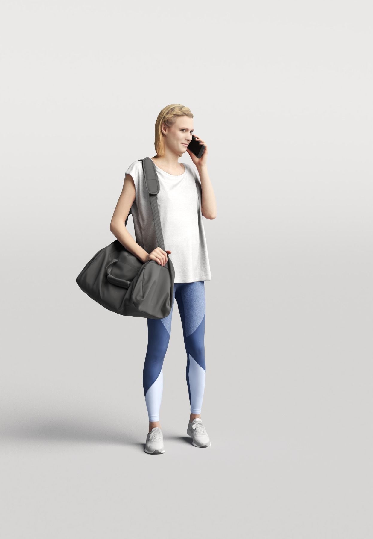 Humano 20-Collection 08 SPORT - JOGGING - SKATE - 20x 3D models  3D model_9