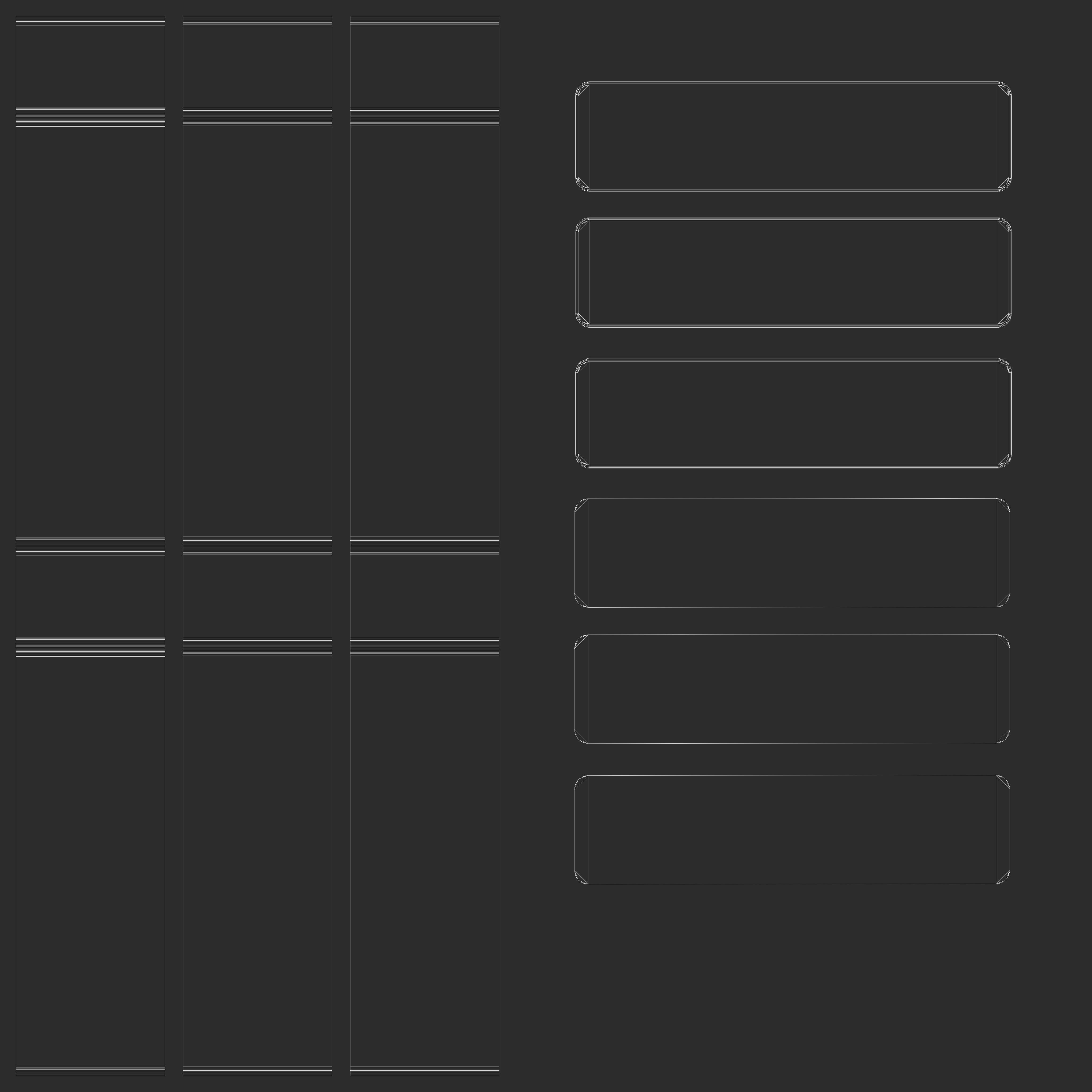 Menu Icon Low-poly 3D model_3