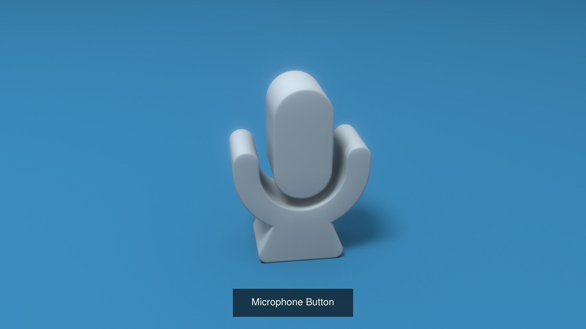 Audio UI Icon Pack - 3D 3D Model Collection_16