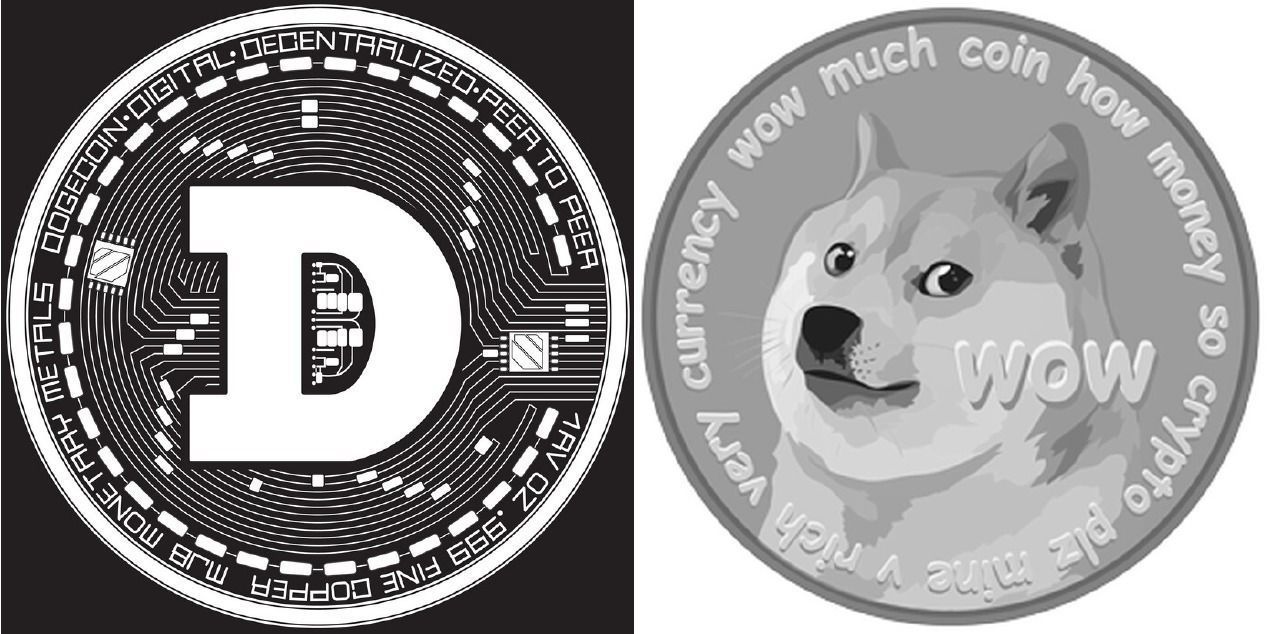 Lowpoly dogecoin model gold coin with letter d Low-poly 3D model_5