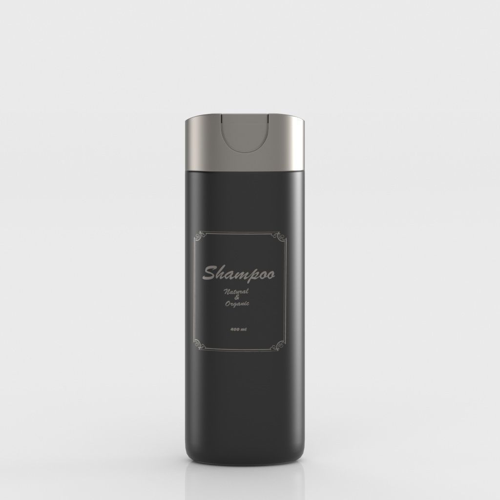 Shampoo bottle collection 3D model_7