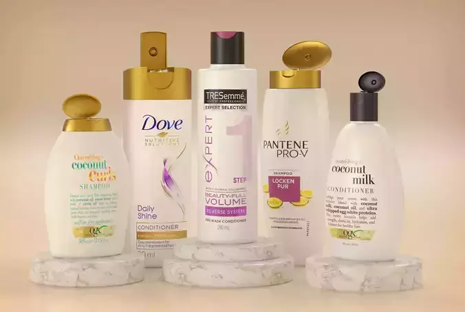 Shampoo bottle collection 