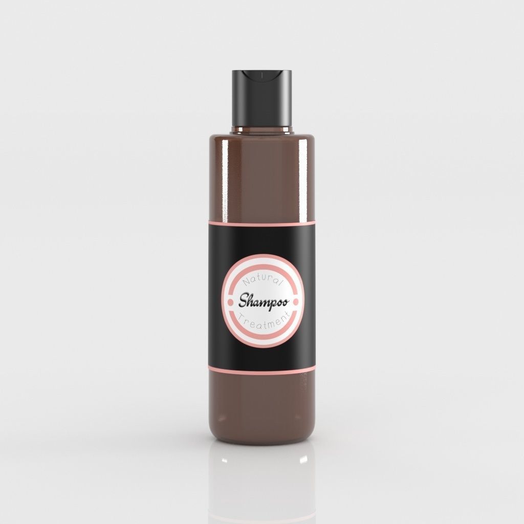 Shampoo bottle collection 3D model_12