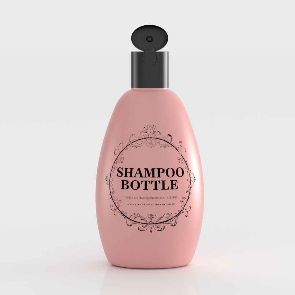 Shampoo bottle collection 3D model_11