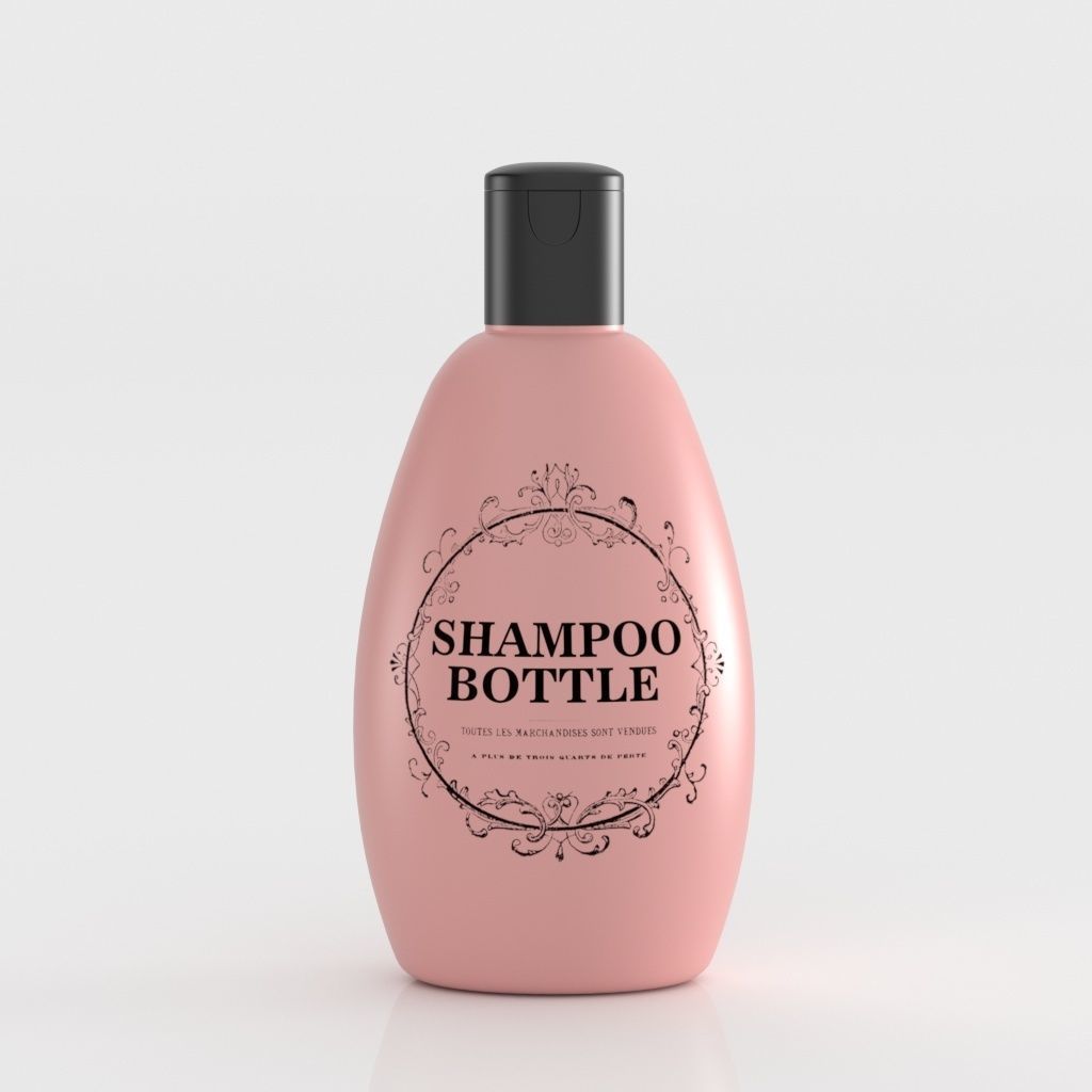 Shampoo bottle collection 3D model_10
