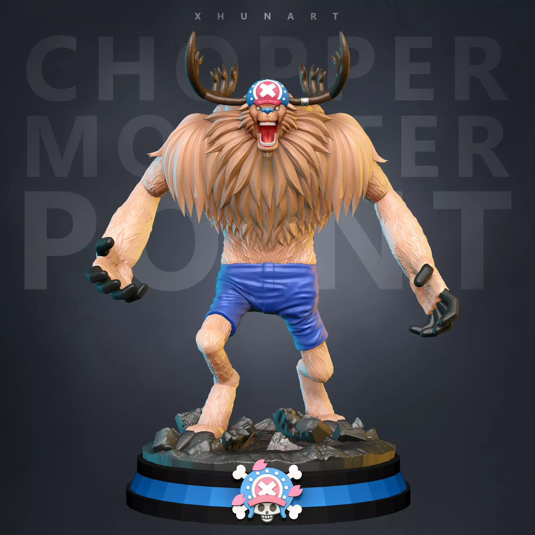 One Piece Chopper 3D print model_0