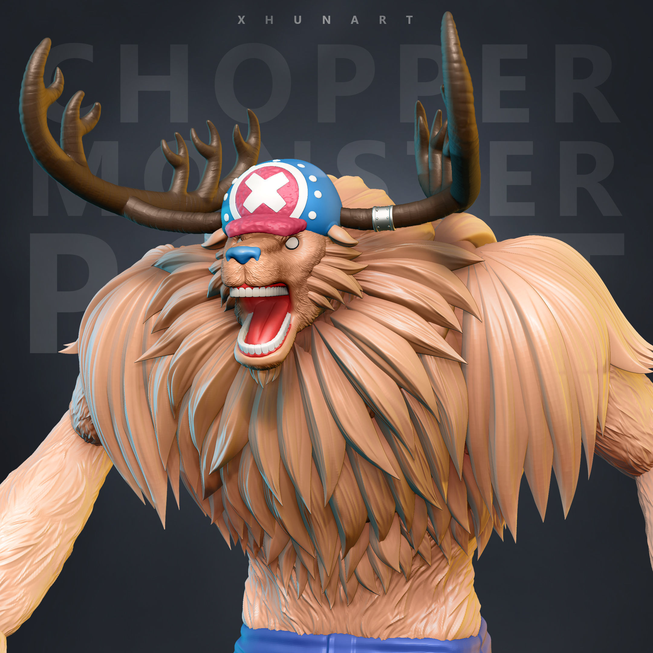 One Piece Chopper 3D print model_2