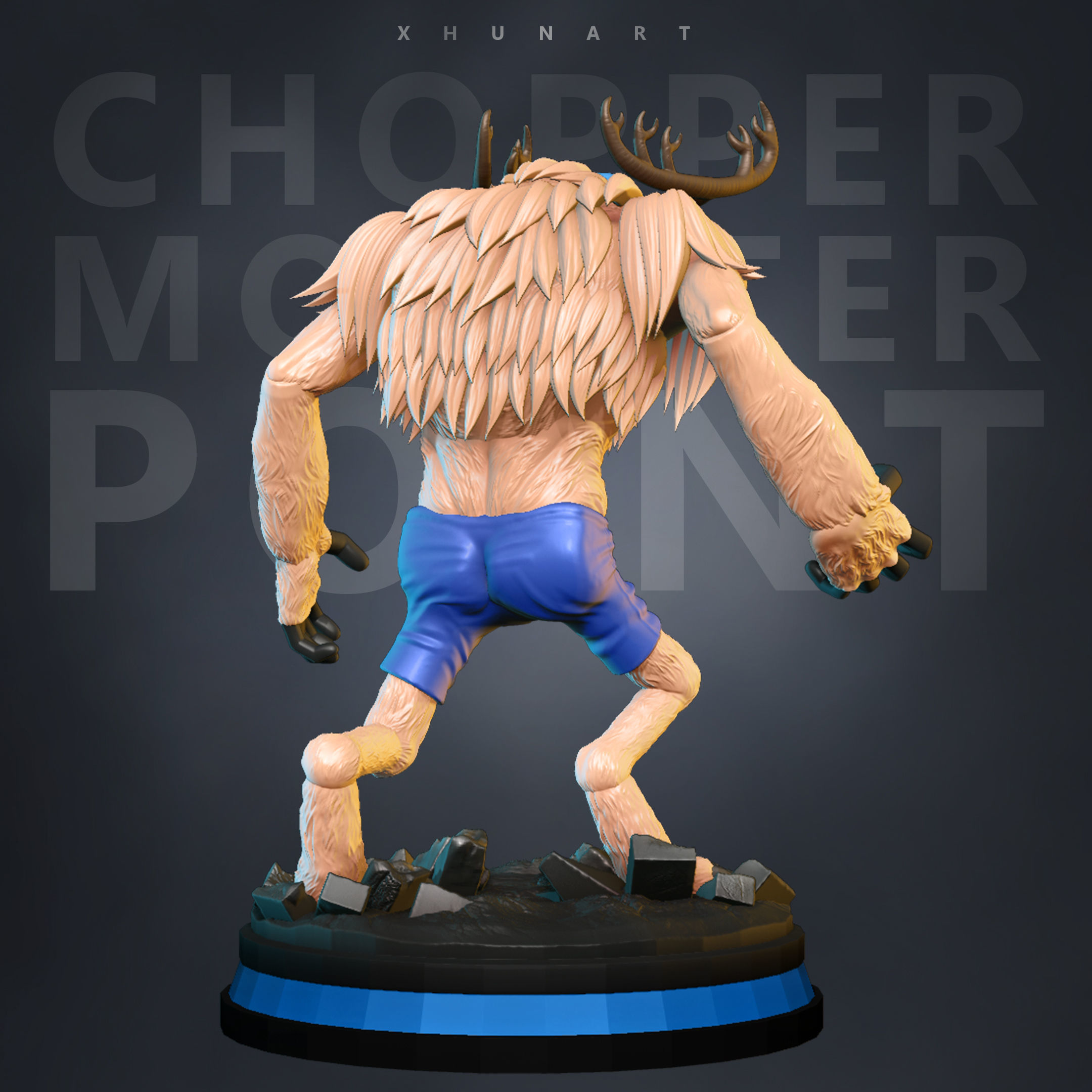 One Piece Chopper 3D print model_4