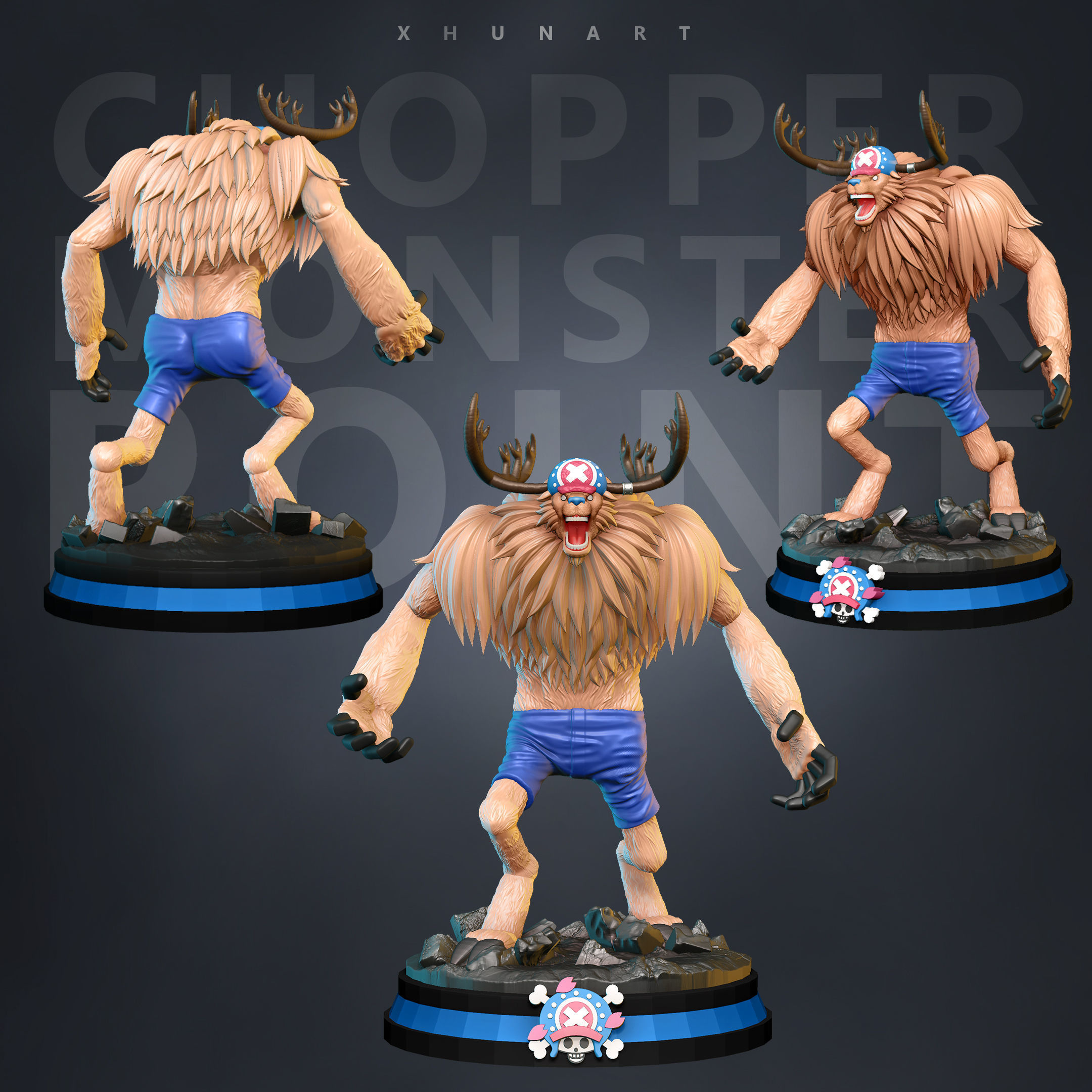 One Piece Chopper 3D print model_5