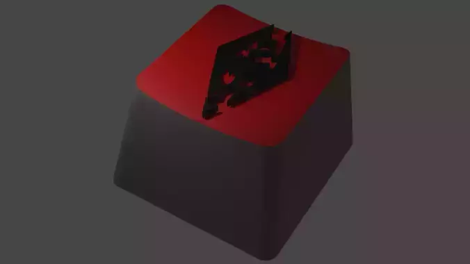 Printable 3D keycap