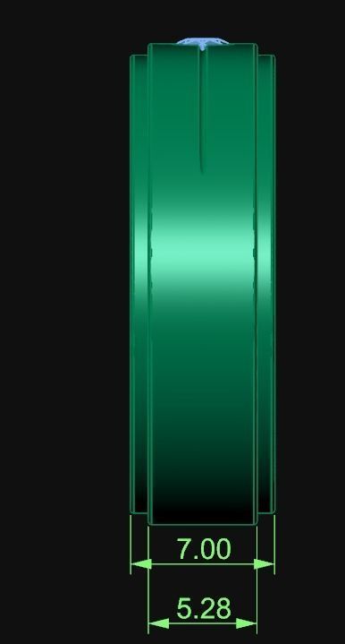 Diamond Jewelry Man Ring 3D print model 3D print model_5