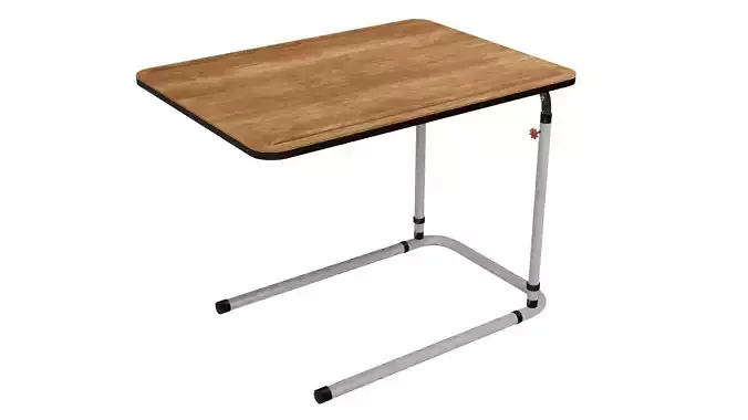 Overbed Table 3D Model Low-poly 3D model