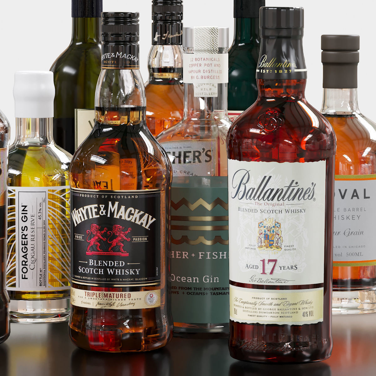 Bottle 02 3D model_2