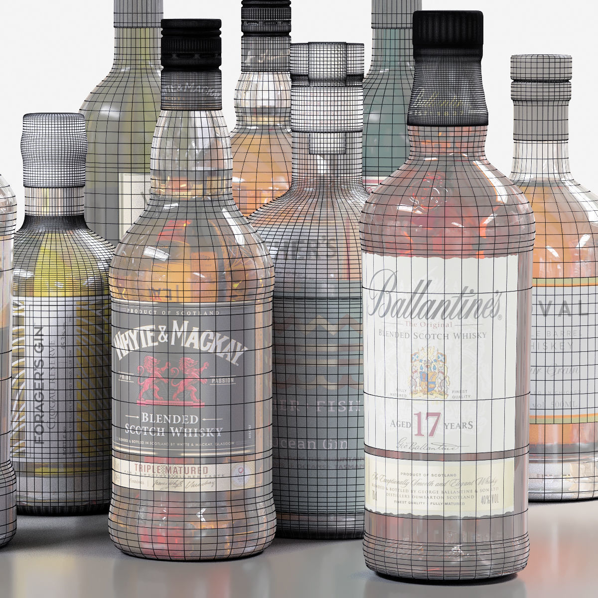 Bottle 02 3D model_3