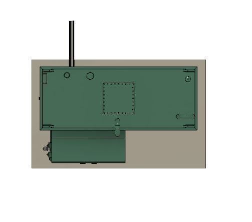 Model Railway 4500L Oil Tank and Base 3D print model_7