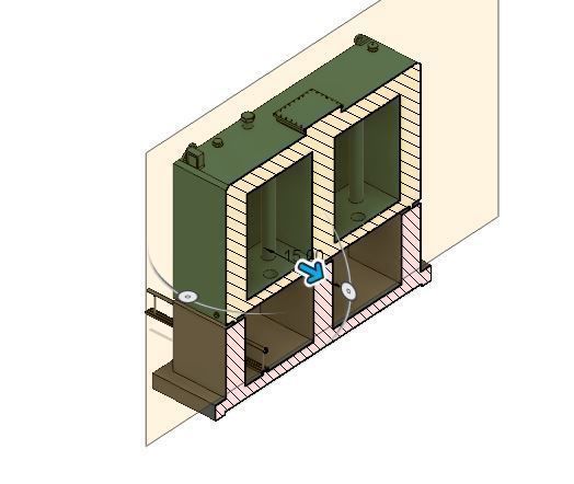 Model Railway 4500L Oil Tank and Base 3D print model_11