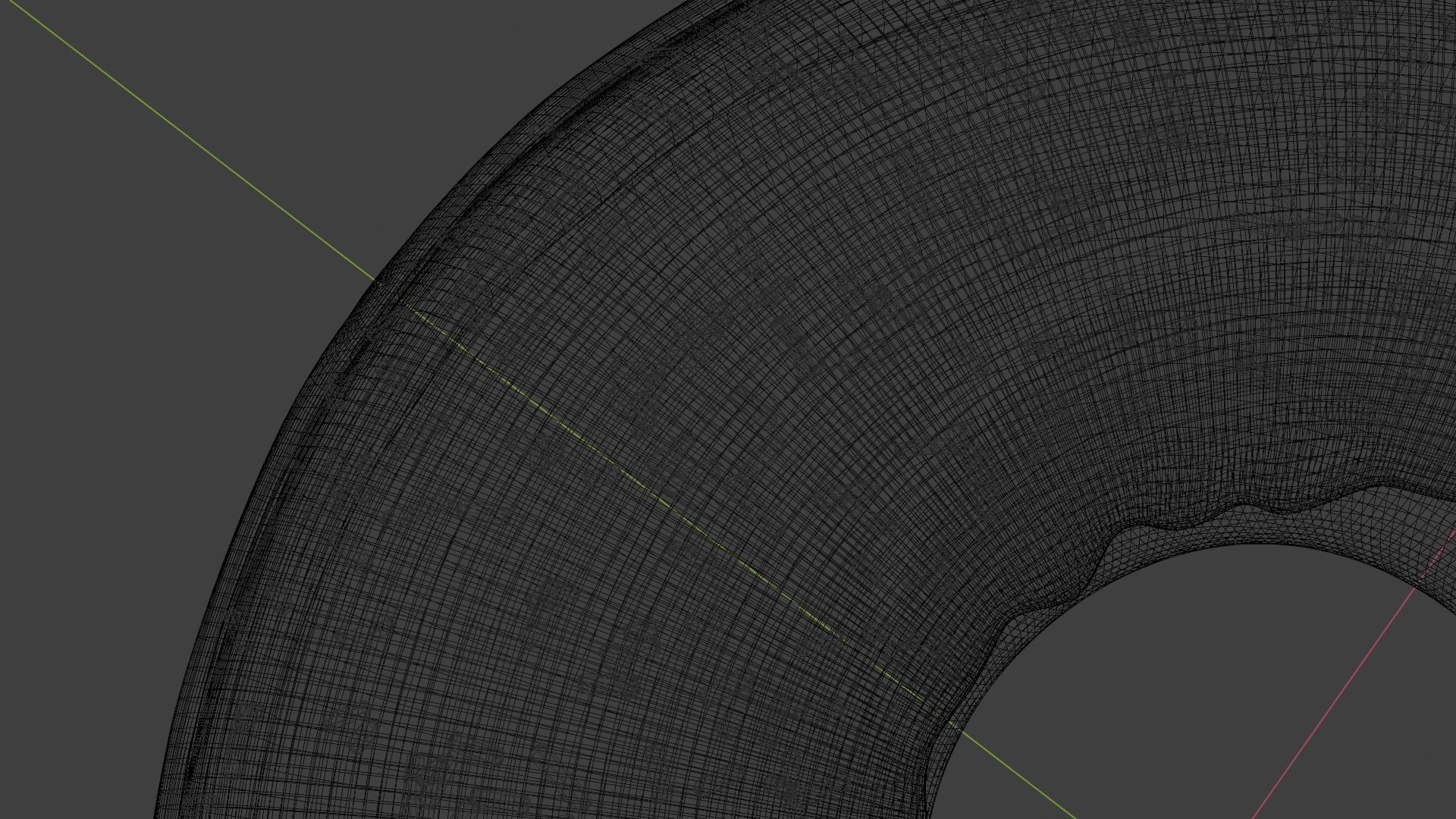 Chocolate Glazed Donut Low-poly 3D model_9