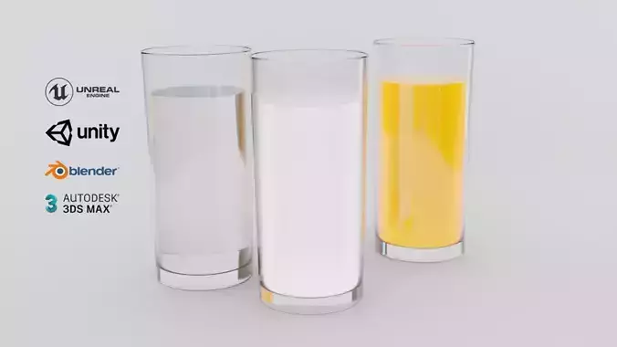 3 simple glasses  3 simple drinks