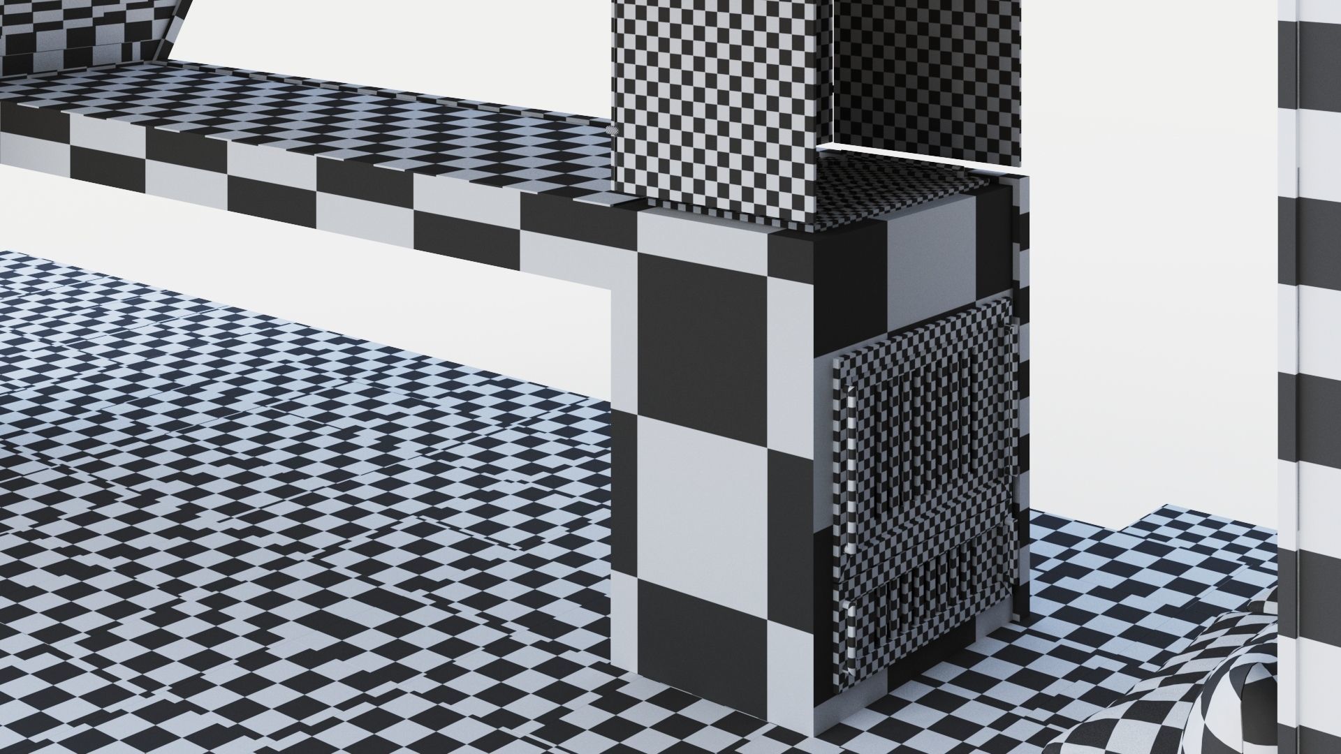 Gazebo with bar counter 3D model_32