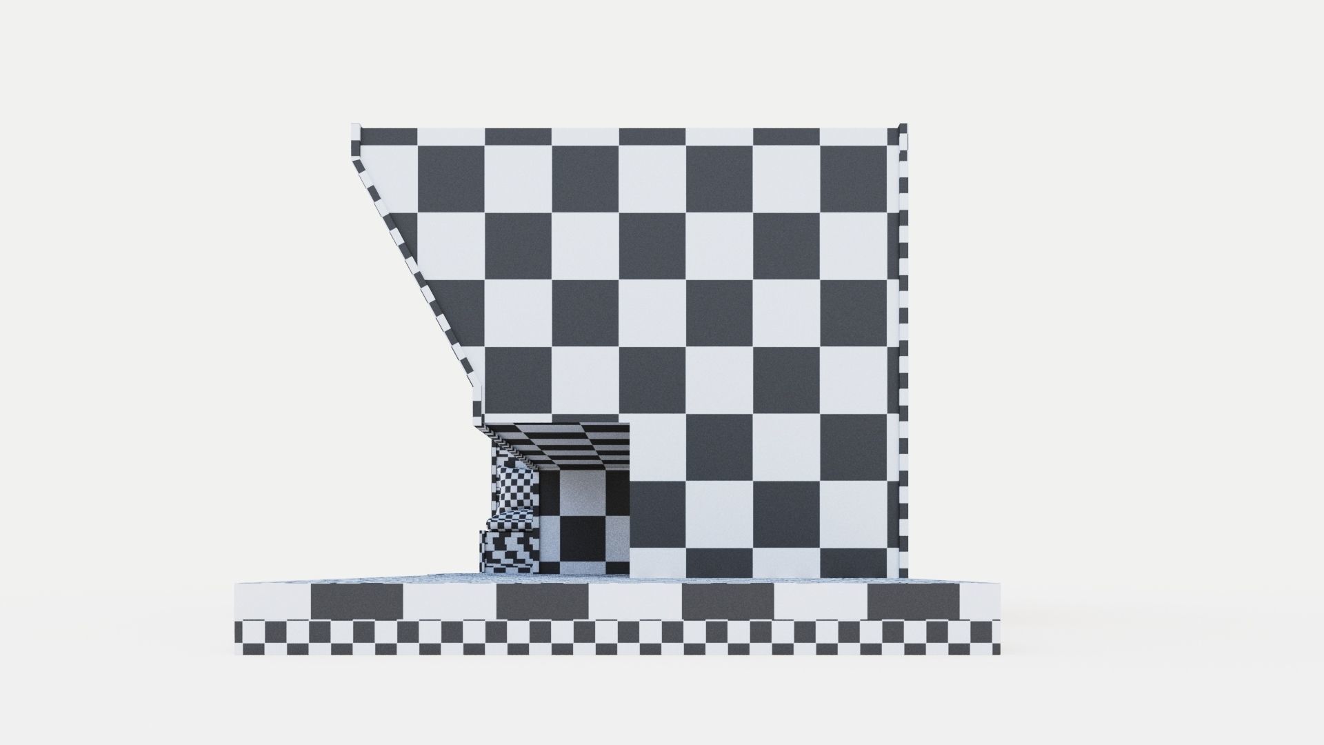 Gazebo with bar counter 3D model_20