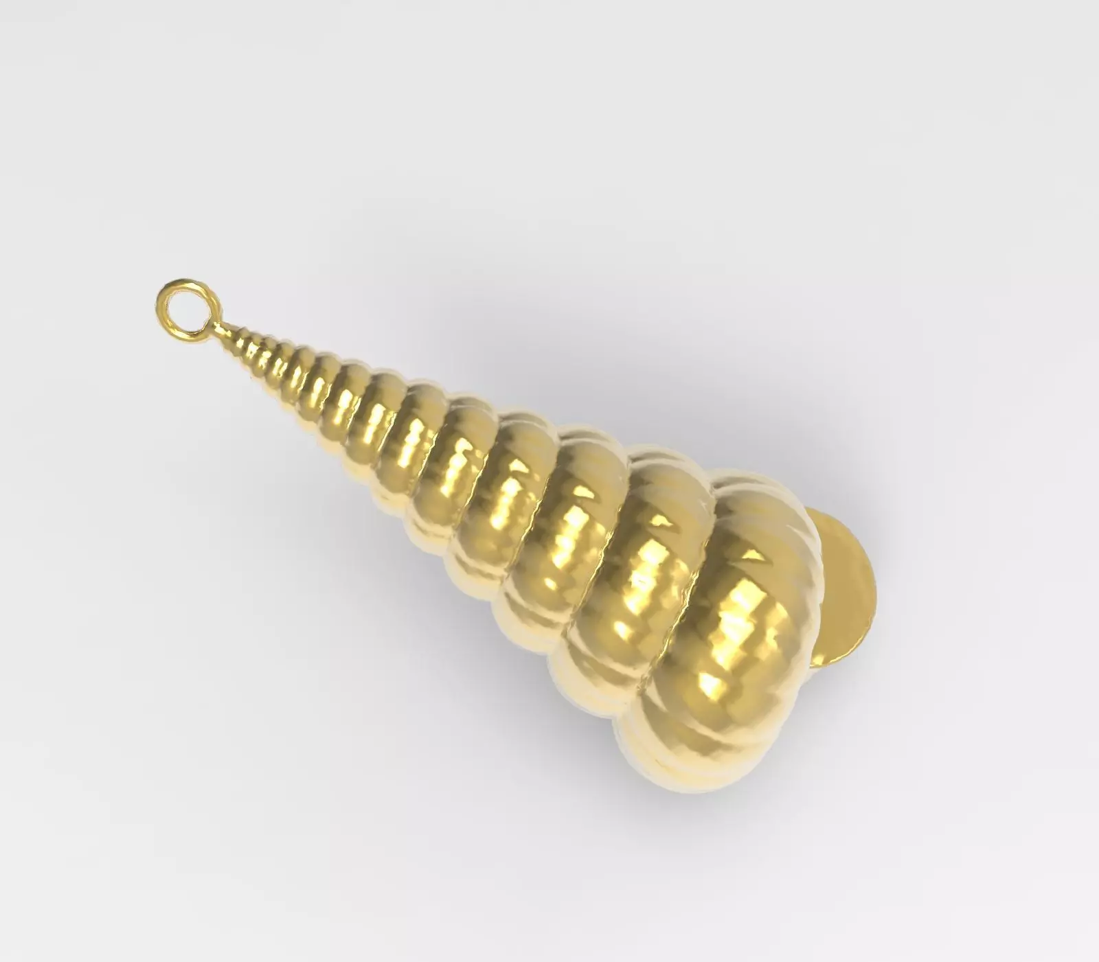 Clamshell - Mollusc Shell Charm 3D Model - 3D Printing Pendant 3D print model