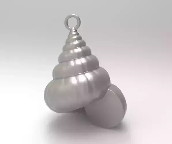 Cockleshell - Mollusc Charm 3D Model - 3D Printing Pendant 3D print model