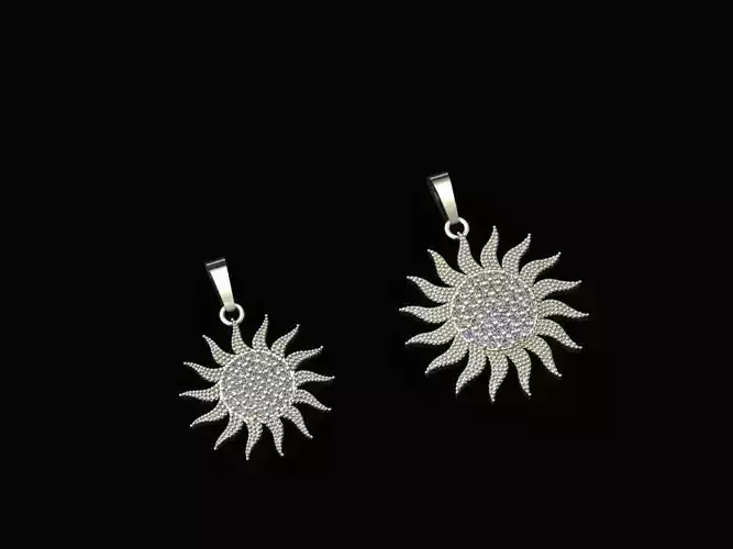 sun necklace