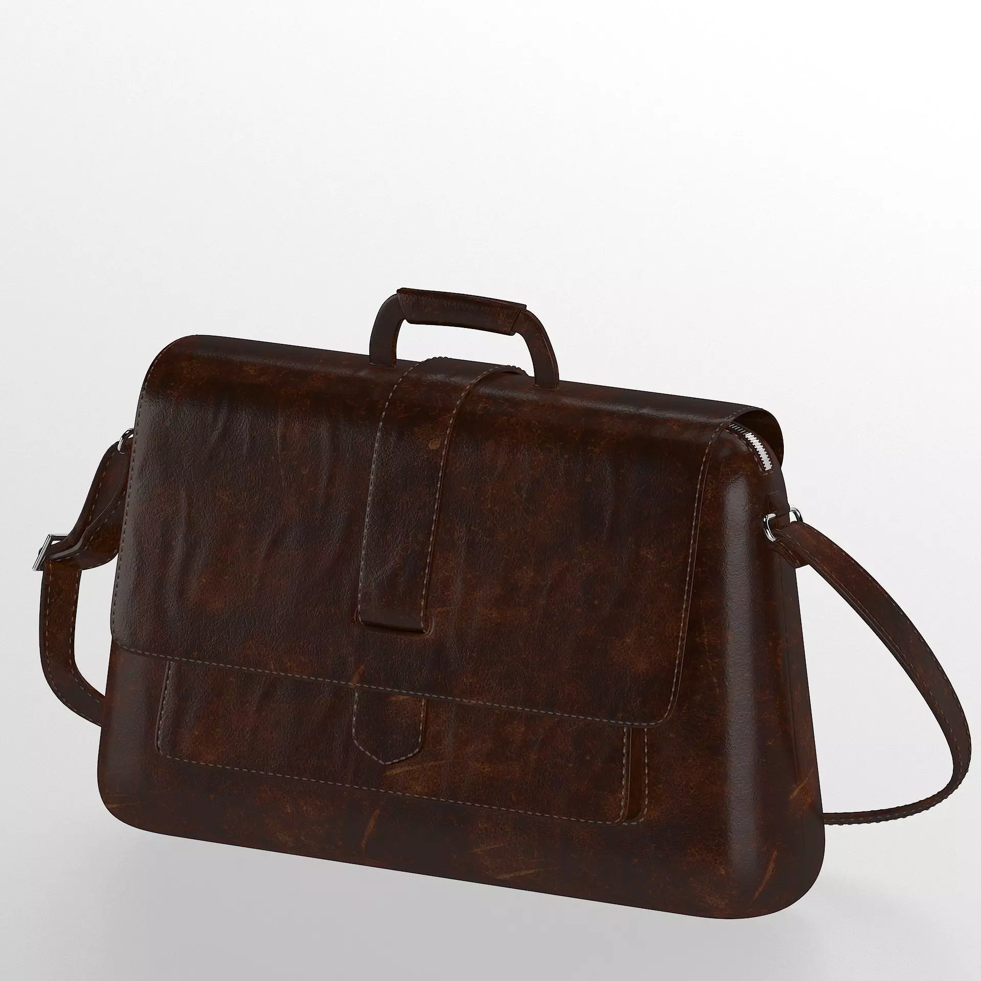 leather bag Free 3D model