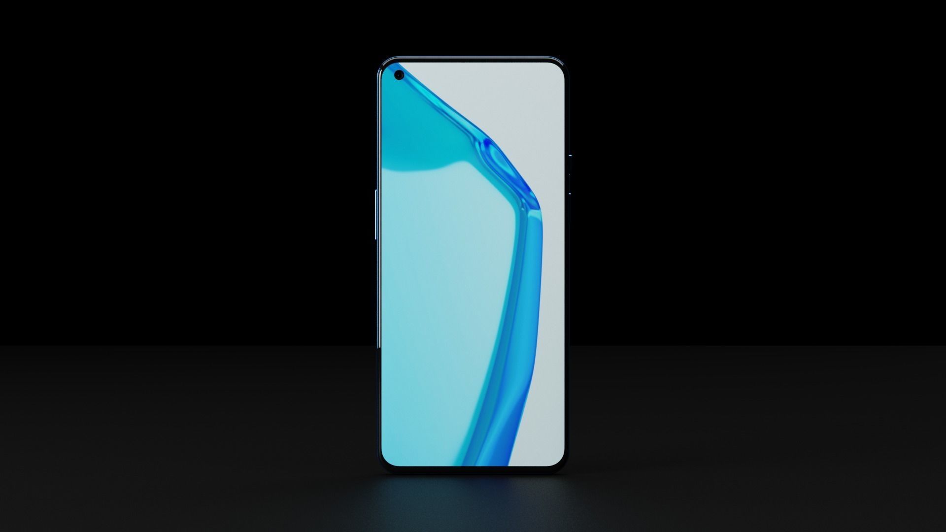 OnePlus 9 in All Official Colors Low-poly 3D model_2
