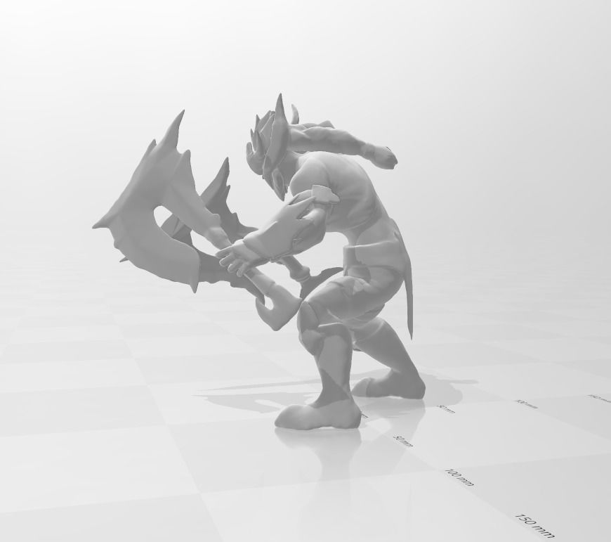 Dragonslayer Olaf 3D Model 3D print model_1