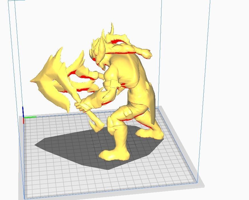Dragonslayer Olaf 3D Model 3D print model_2