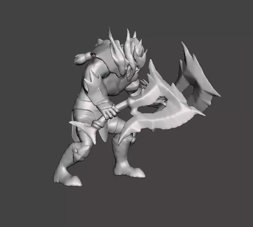 Dragonslayer Olaf 3D Model 3D print model_0